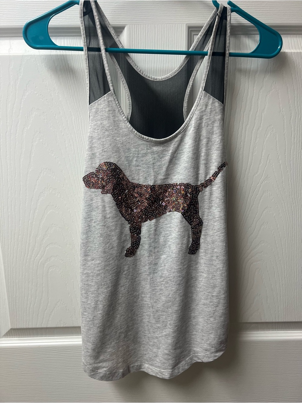 Victoria’s Secret Sequin Graphic Tank Top